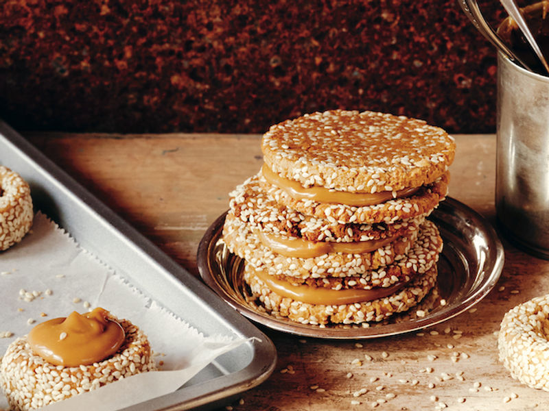 Sesam-Tahinkoekjes